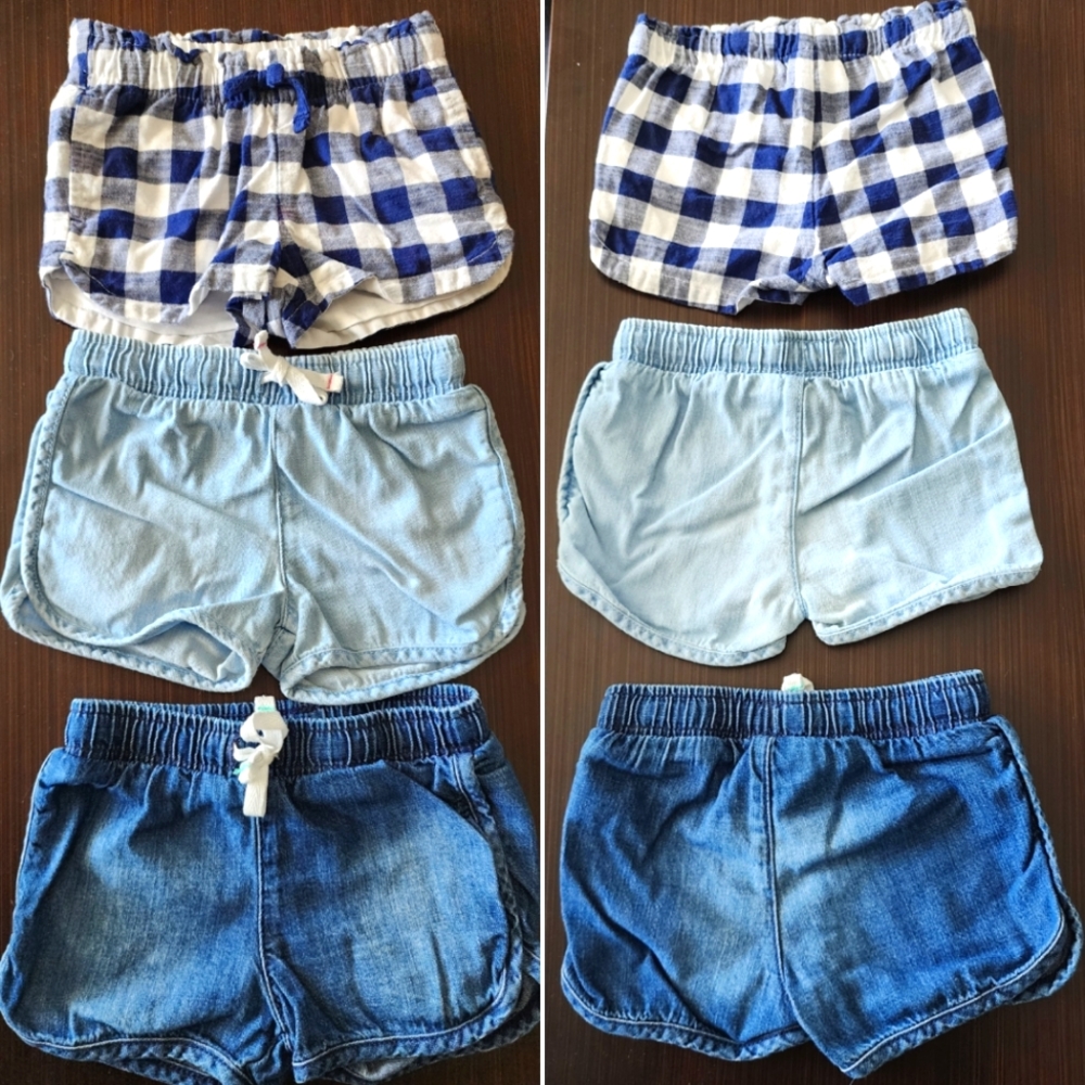 3 pair bundle 12m Cat & Jack Baby Girl Shorts